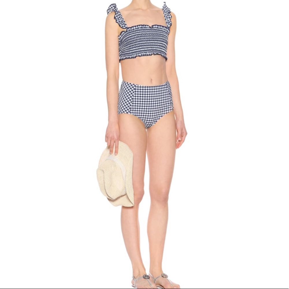 Tory Burch Costa Gingham bathing suit